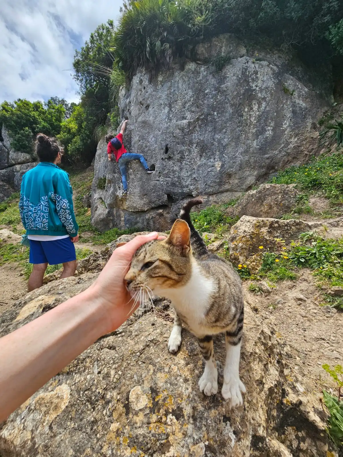 De l’escalade vers Tetouan avec Tim, Moi, et un chat du village