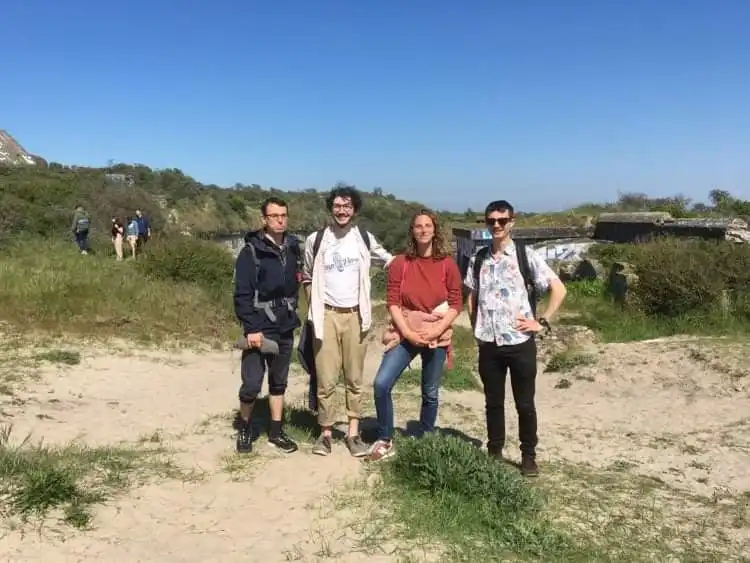 Michael, Julie, moi, et Tyler à Dunkerque ~ 2021