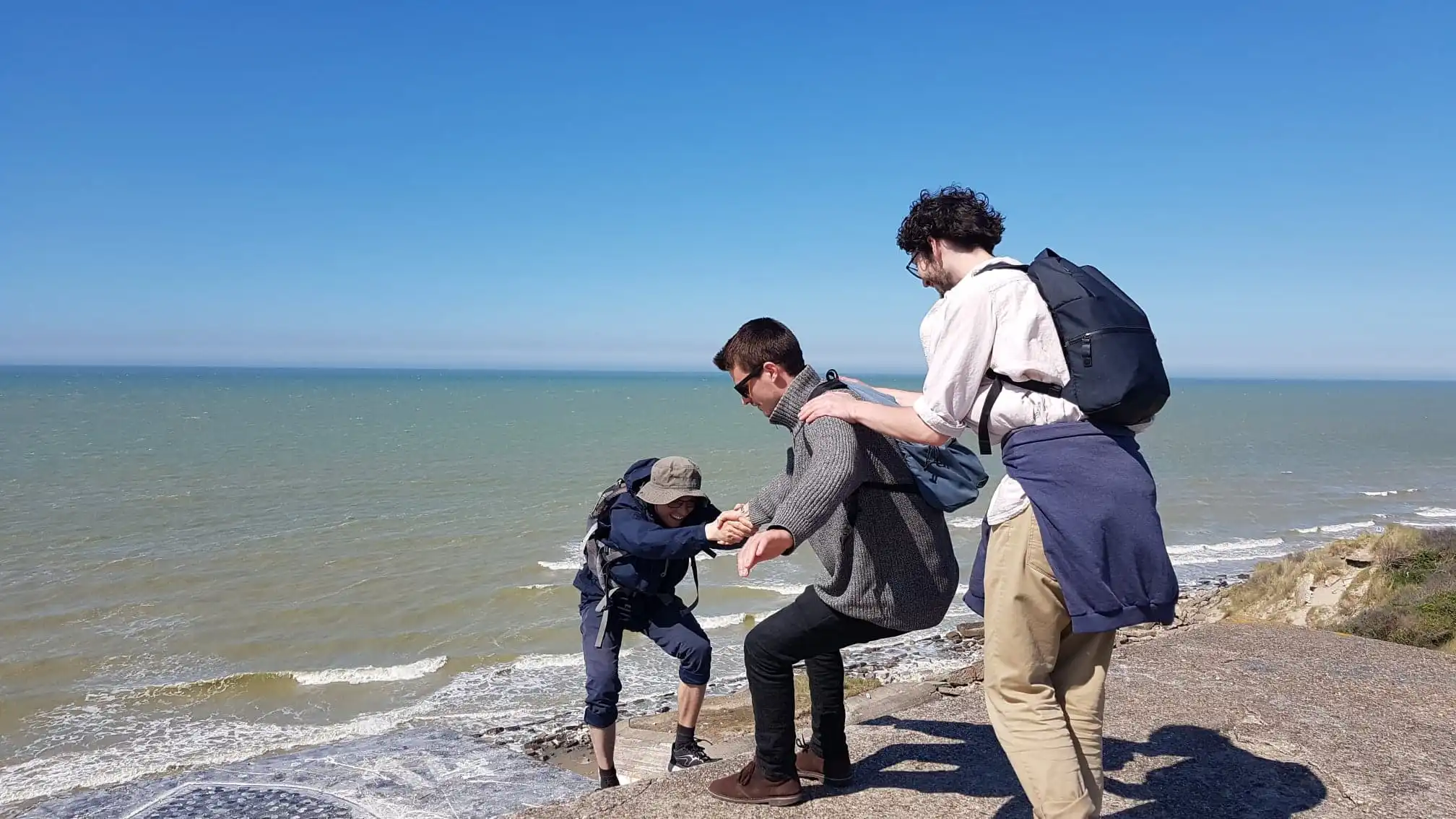 Michael, Tyler,et moi à Dunkerque ~ 2021